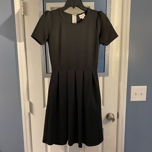 LulaRoe black dress with pockets!